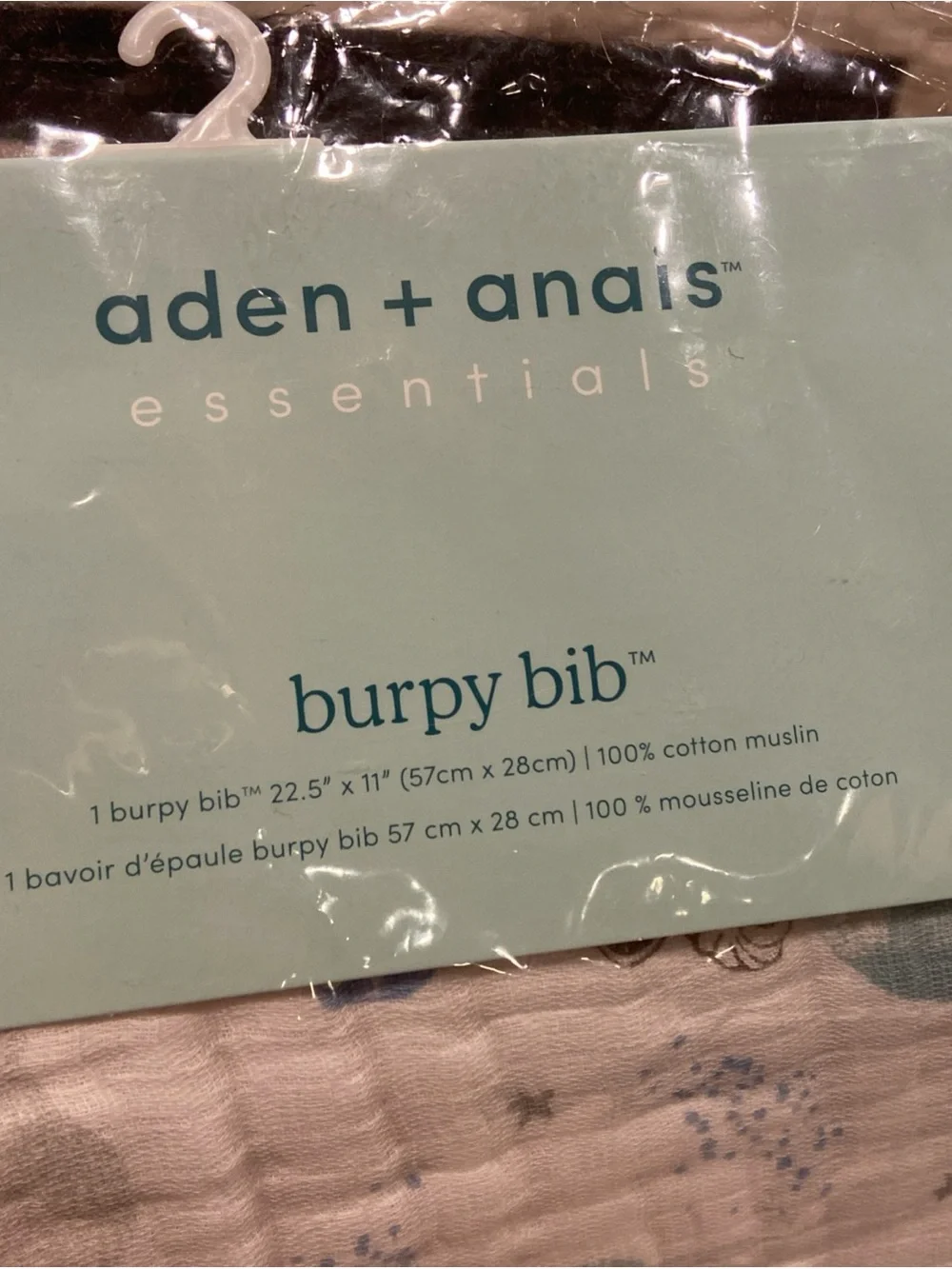 Brand New Aden + Anais Essentials Burpy Bib Burp Cloth Space Explorers Astronaut